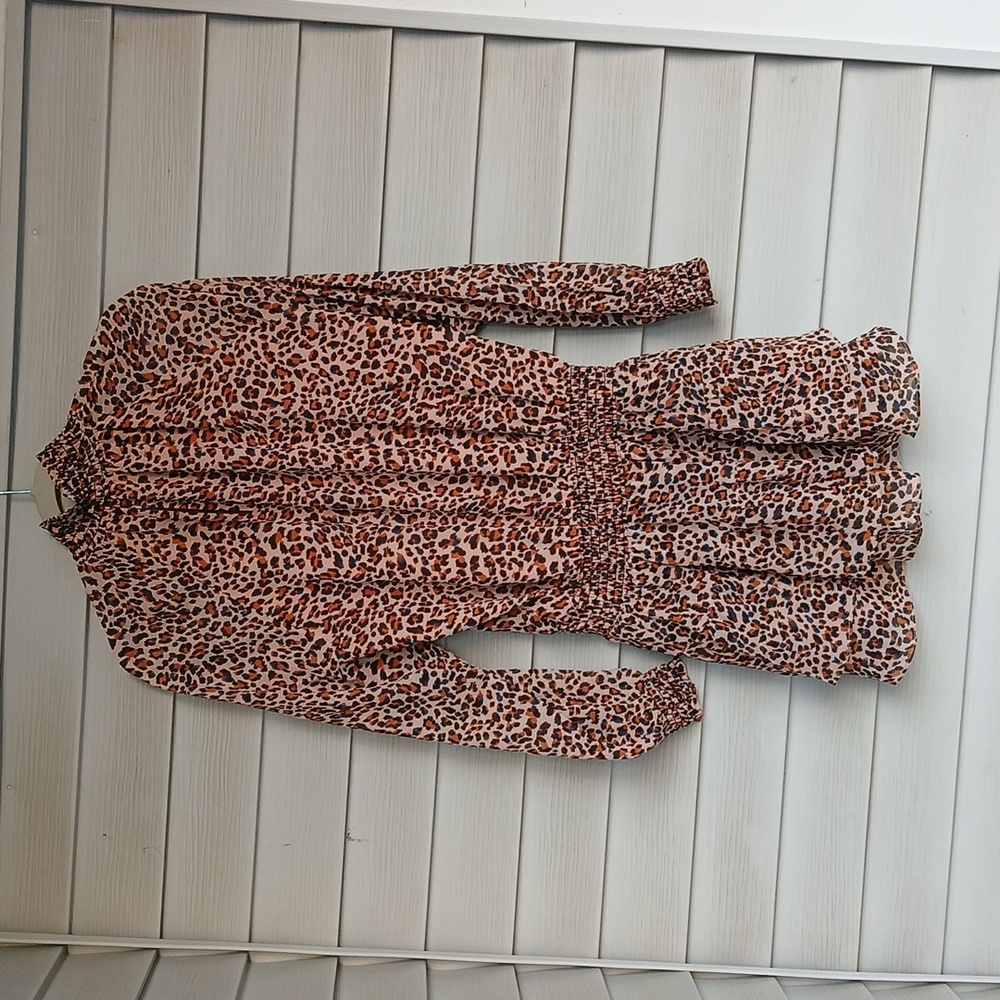 Krisa Revolve Minivestido Leopard Print Mini Dress - Picture 5 of 5